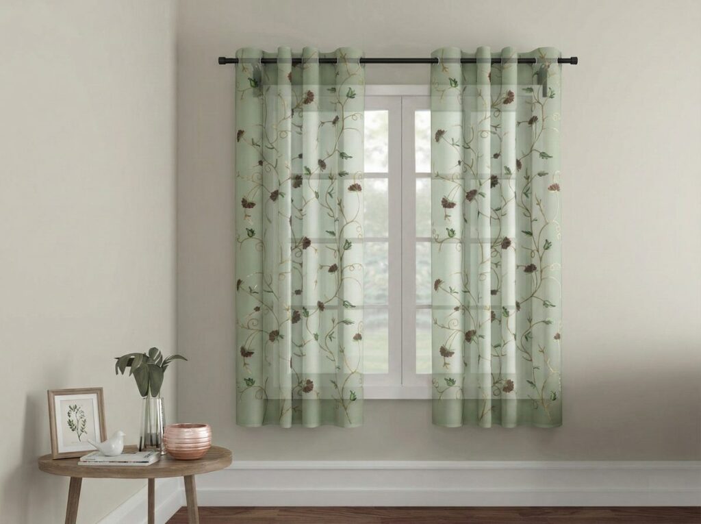 Embroidered curtains for luxury homes in Bangalore